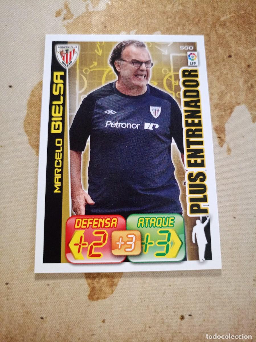 Cromos de F&uacute;tbol: PLUS Entrenador 500 MARCELO BIELSA Adrenalyn 2012-13
