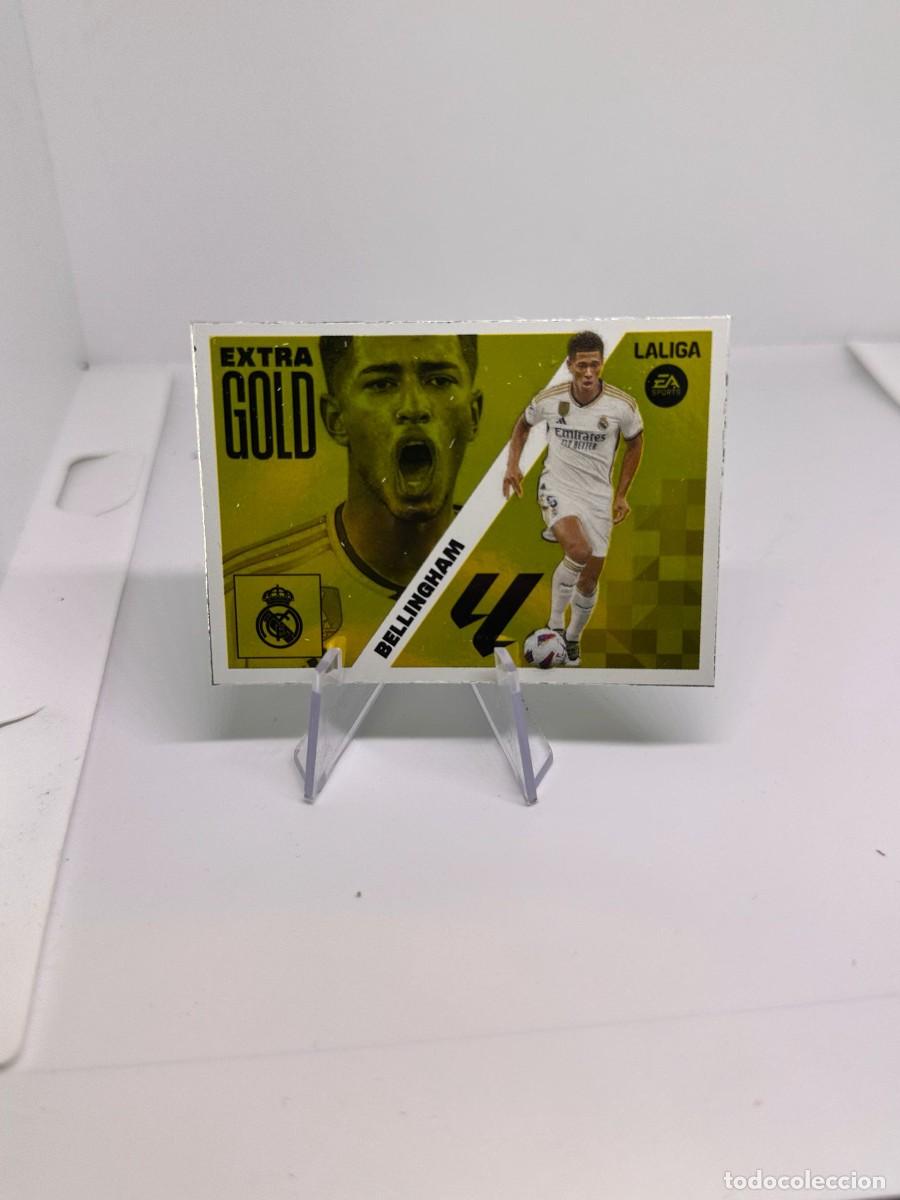 Figurine di Calcio: Bellingham Real Madrid Panini Liga Este Hand Cut Extra Gold 2023 24