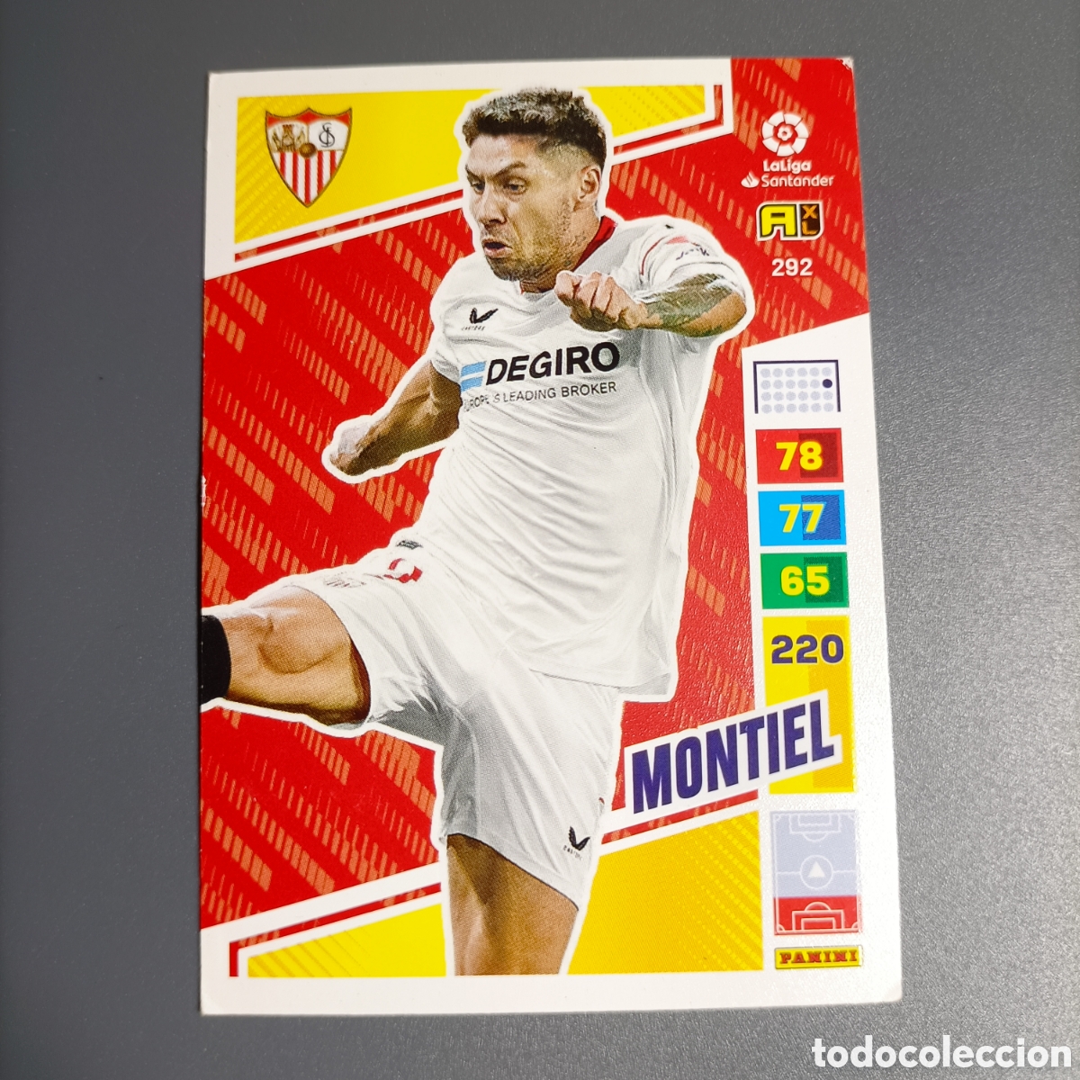 Cromos de F&uacute;tbol: ADRENALYN. LIGA 2022-2023 (SEVILLA) №292 MONTIEL