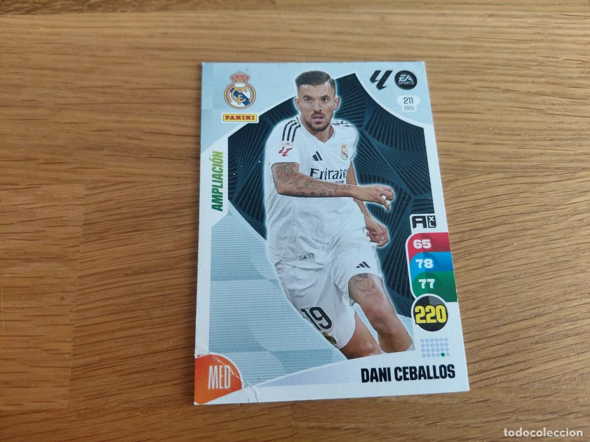 Cromos de F&uacute;tbol: Dani Ceballos -- n&deg; 211 Bis -- Real Madrid -- Acmpliaci&oacute;n -- 24/25 -- Adrenalyn -- Panini