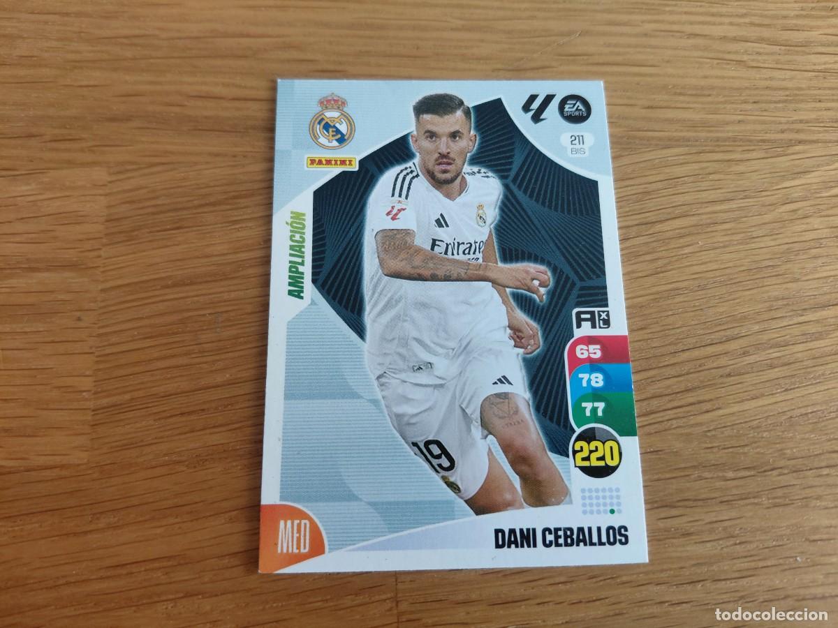 Cromos de F&uacute;tbol: Dani Ceballos -- n&deg; 211 Bis -- Real Madrid -- Acmpliaci&oacute;n -- 24/25 -- Adrenalyn -- Panini