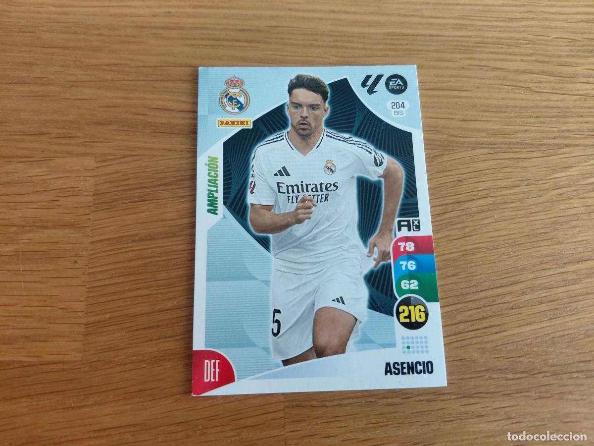 Cromos de F&uacute;tbol: Asencio -- n&deg; 204 Bis -- Real Madrid -- Ampliaci&oacute;n -- 24/25 -- Adrenalyn -- Panini
