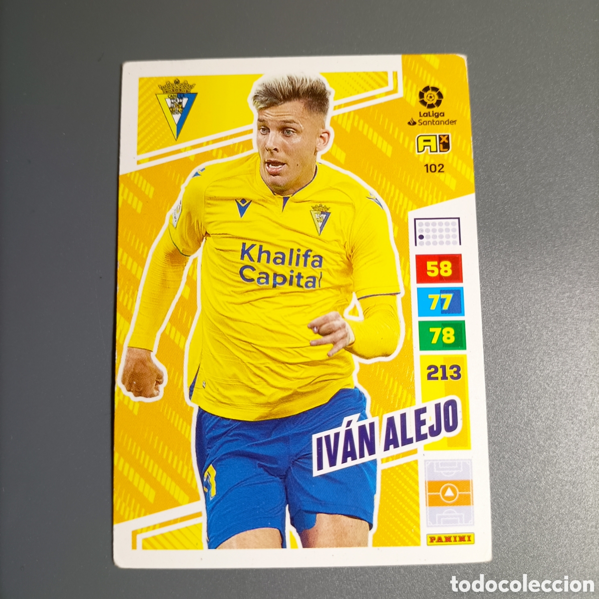 Cromos de F&uacute;tbol: ADRENALYN. LIGA 2022-2023 (CADIZ) №102 IVAN ALEJO