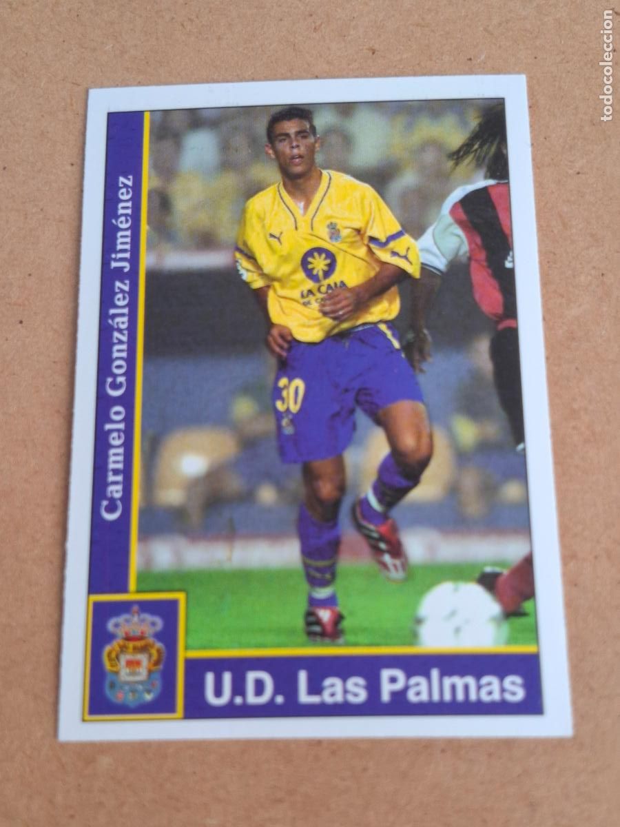 Cromos de F&uacute;tbol: MUNDICROMO 2001 2002 01 02 - 501 CARMELO - U.D. LAS PALMAS