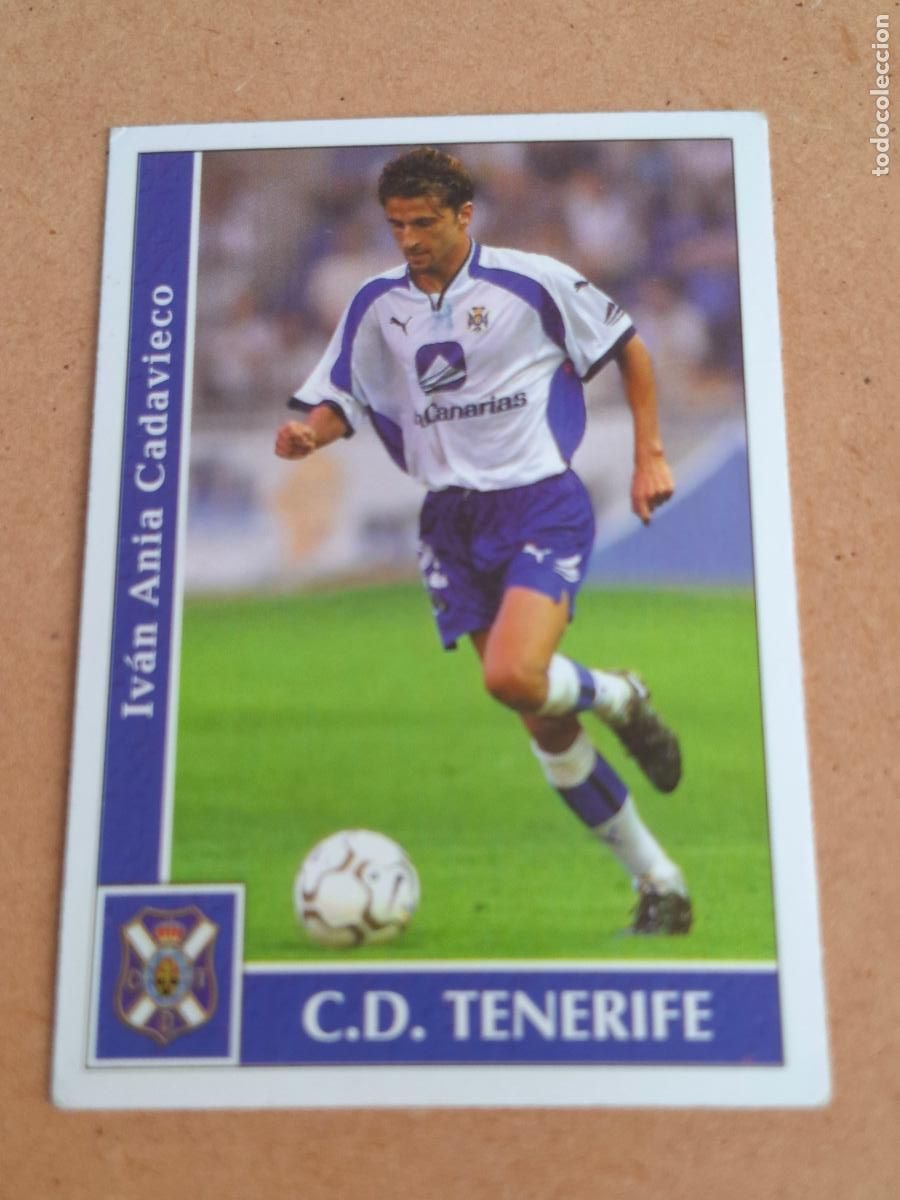 Cromos de F&uacute;tbol: MUNDICROMO 2001 2002 01 02 - 509 IV&Aacute;N ANIA - CD. TENERIFE