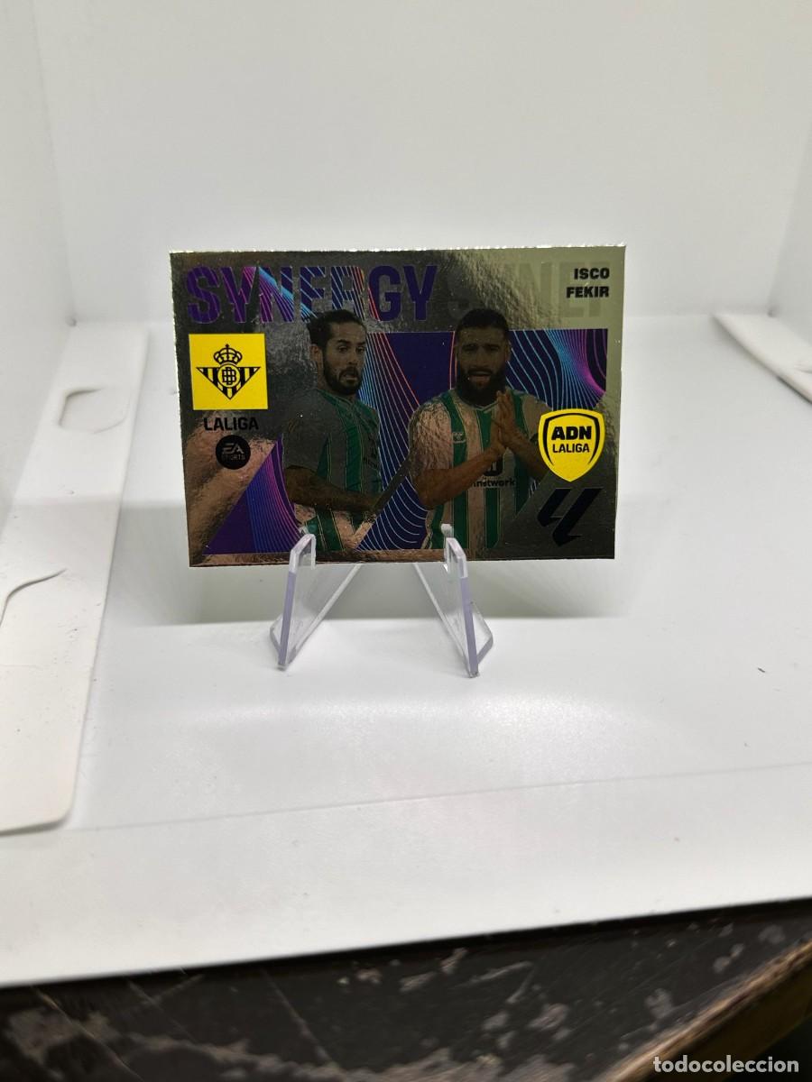 Cromos de F&uacute;tbol: Isco Fekir Betis Panini Liga Este Hand Cut Sinergy ADN Silver 2023 24