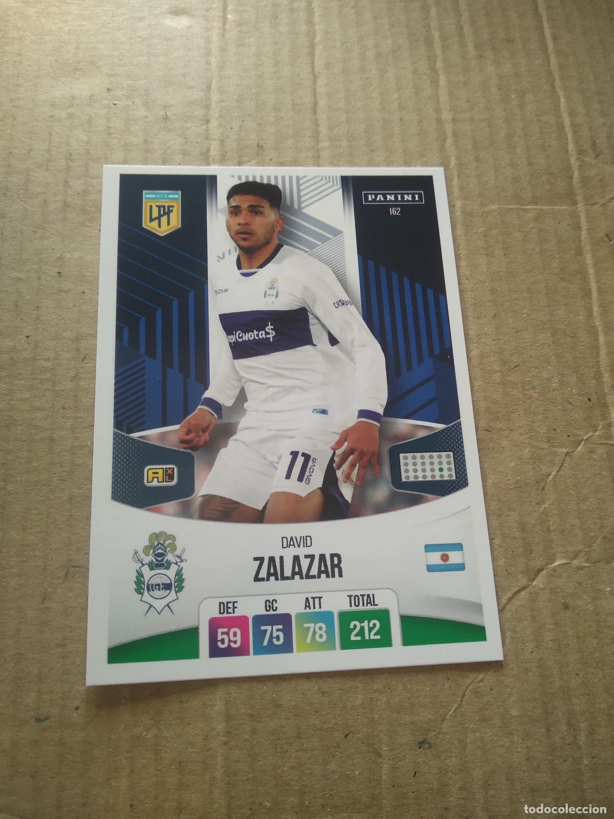Cromos de F&uacute;tbol: 162 DAVID ZALAZAR GIMNASIA CROMO FUTBOL ARGENTINO PANINI LIGA ARGENTINA 2024 ADRENALYN