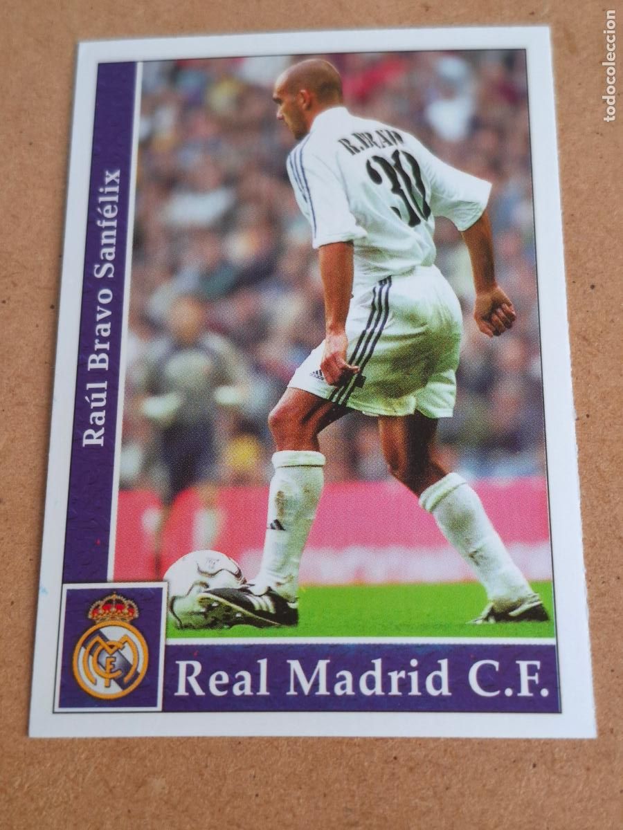 Cromos de F&uacute;tbol: MUNDICROMO 2001 2002 01 02 - 512 BRAVO - REAL MADRID