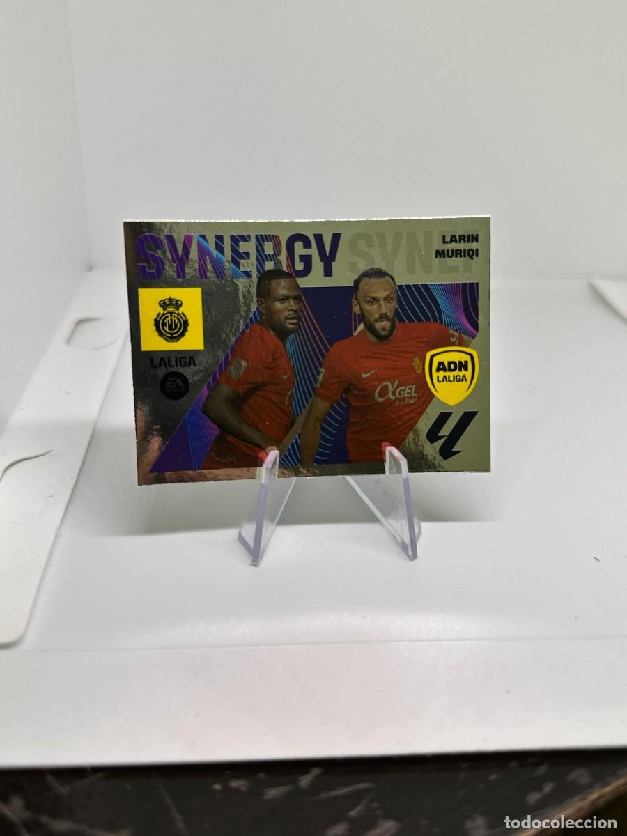 Cromos de F&uacute;tbol: Larin Muriqui Mallorca Panini Liga Este Hand Cut Sinergy ADN Silver 2023 24