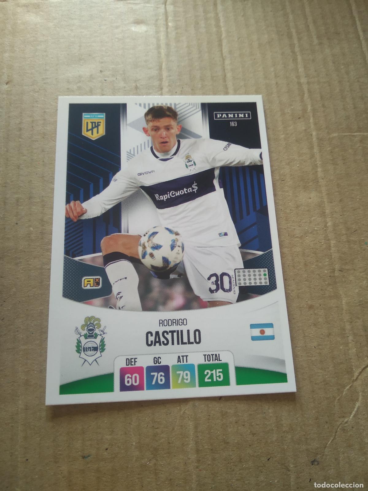 Cromos de F&uacute;tbol: 163 RODRIGO CASTILLO GIMNASIA CROMO FUTBOL ARGENTINO PANINI LIGA ARGENTINA 2024 ADRENALYN