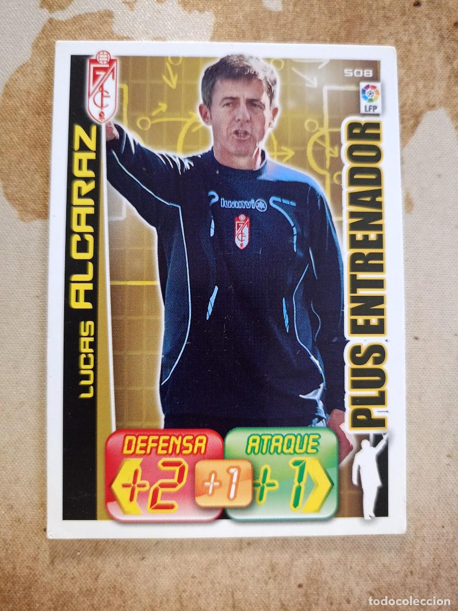 Cromos de F&uacute;tbol: # PLUS Entrenador 508 ALCARAZ Adrenalyn 2012-13