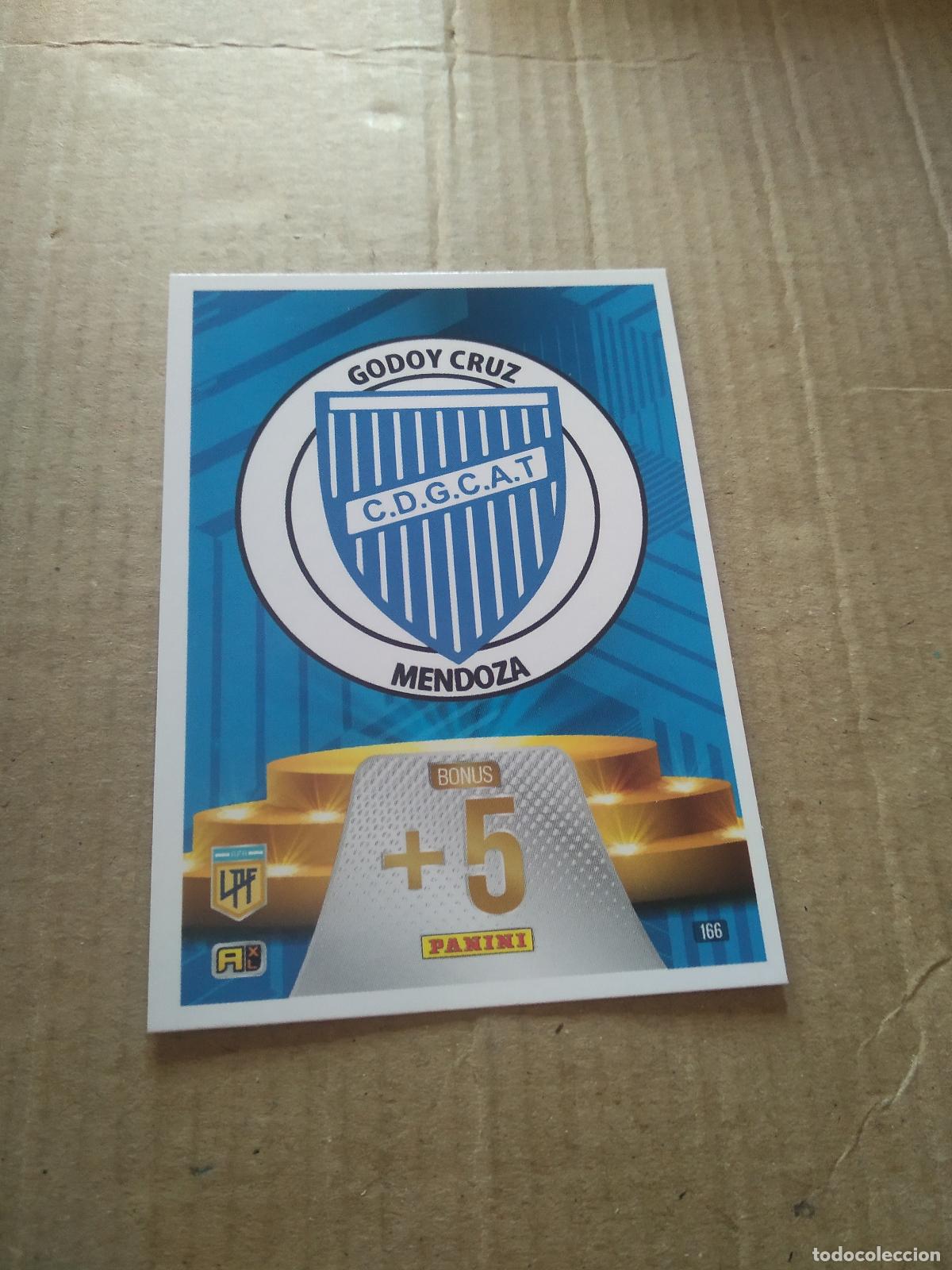 Cromos de F&uacute;tbol: 166 ESCUDO GODOY CRUZ CROMO FUTBOL ARGENTINO PANINI LIGA ARGENTINA 2024 ADRENALYN