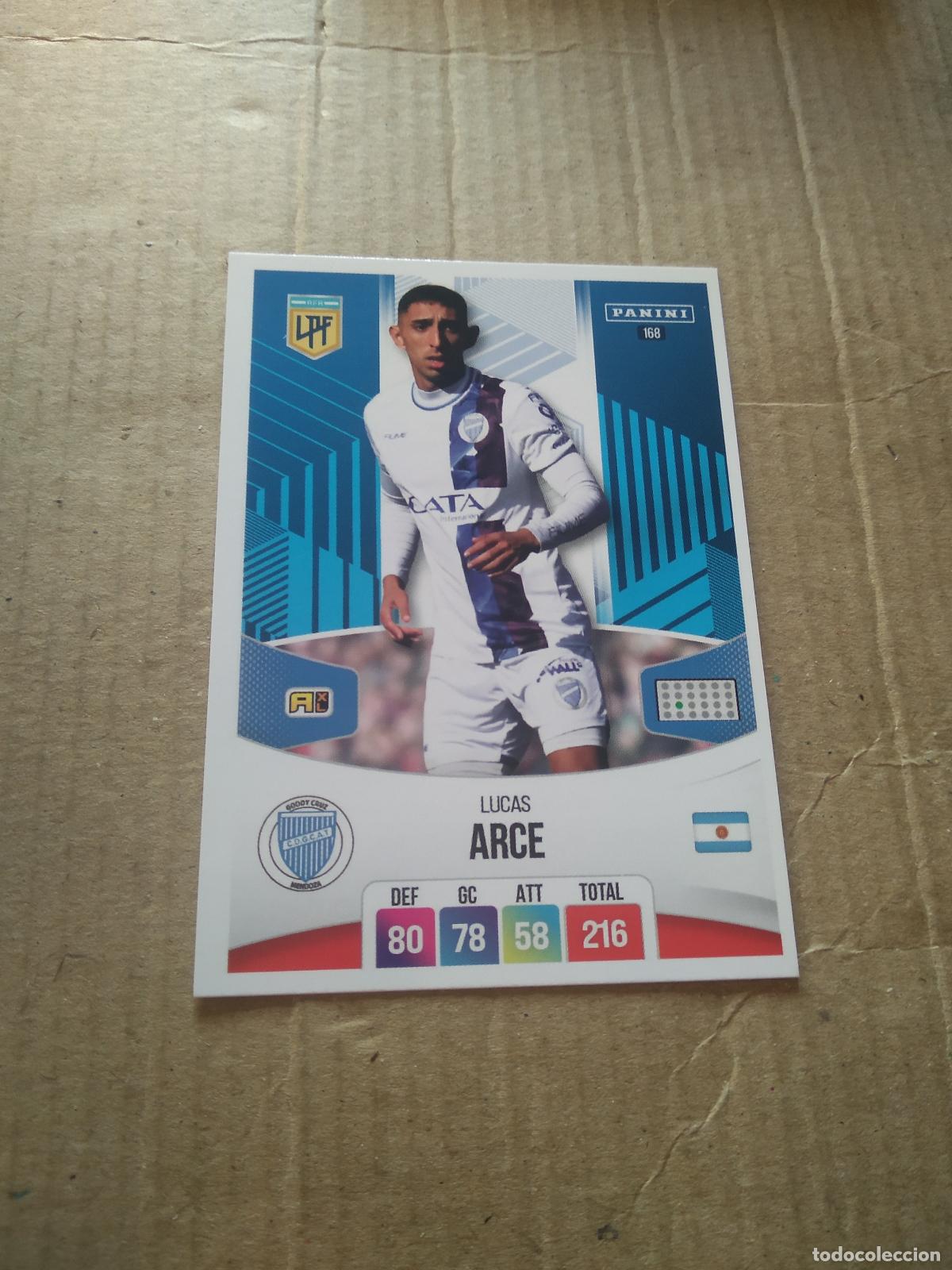 Cromos de Futebol: 168 LUCAS ARCE GODOY CRUZ CROMO FUTBOL ARGENTINO PANINI LIGA ARGENTINA 2024 ADRENALYN