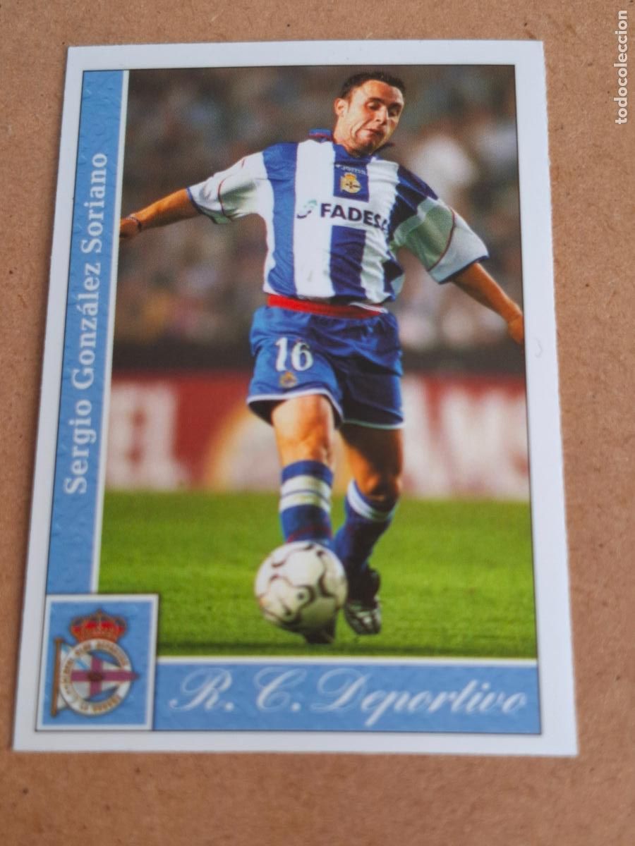 Fu&szlig;ball-Sticker: MUNDICROMO 2001 2002 01 02 - 515 SERGIO - R.C. DEPORTIVO