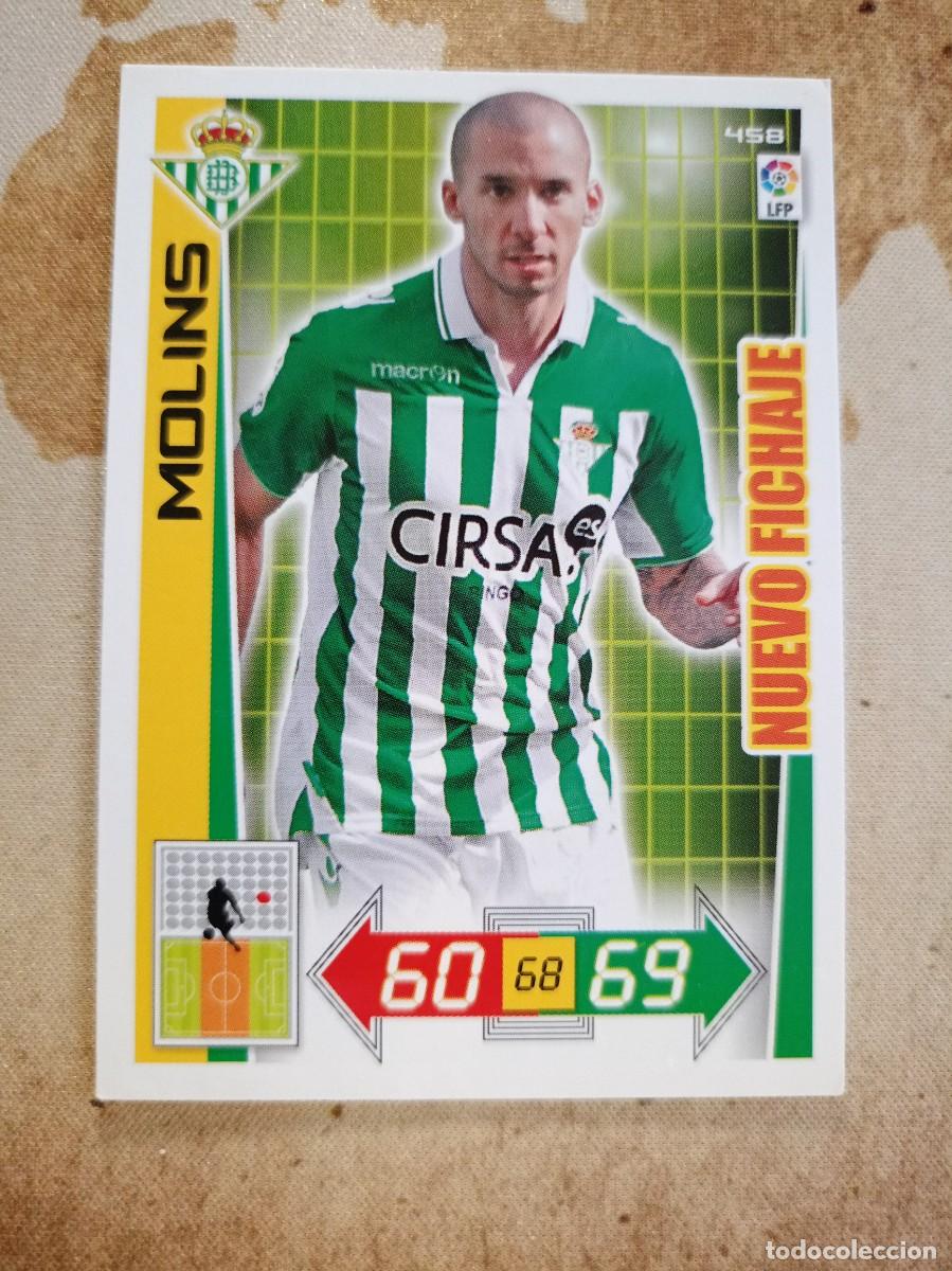 Cromos de F&uacute;tbol: # Nuevo Fichaje 458 MOLINS Adrenalyn 2012-13