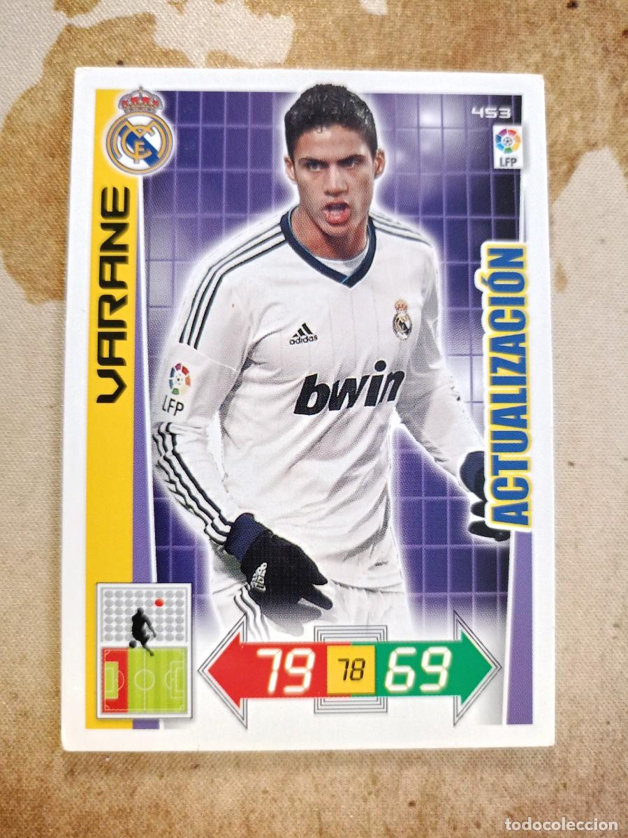 Cromos de F&uacute;tbol: # Actualizaci&oacute;n 453 VARANE Adrenalyn 2012-13