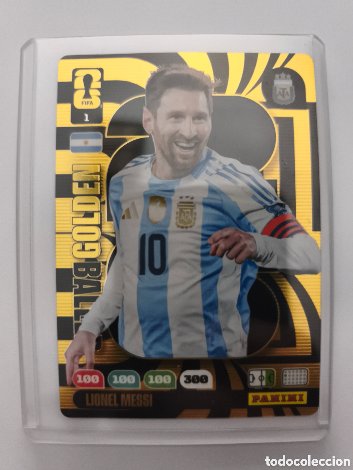 Cromos de F&uacute;tbol: FIFA WORLD CUP 1 GOLDEN BALLER MESSI