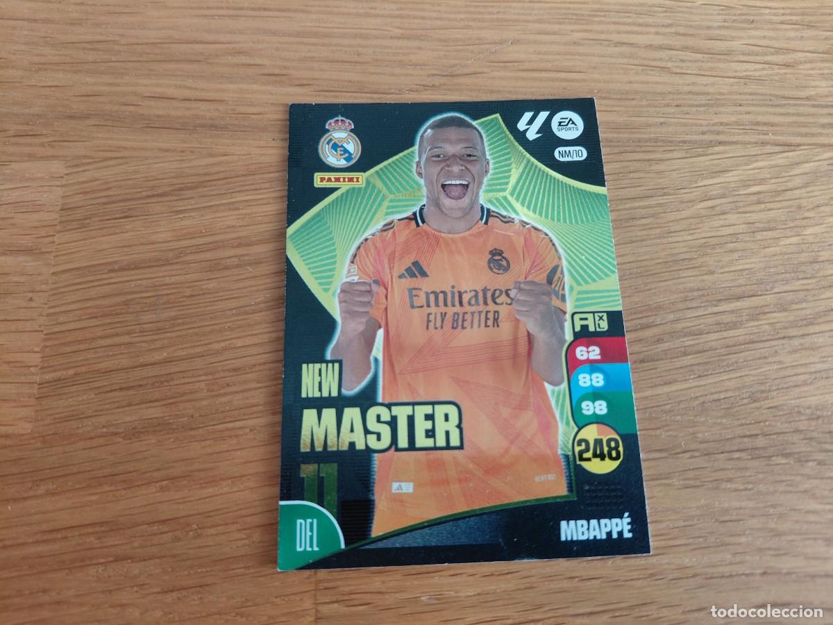Cromos de F&uacute;tbol: Mbapp&eacute; -- Real Madrid -- 24/25 -- New Master -- Adrenalyn -- Panini