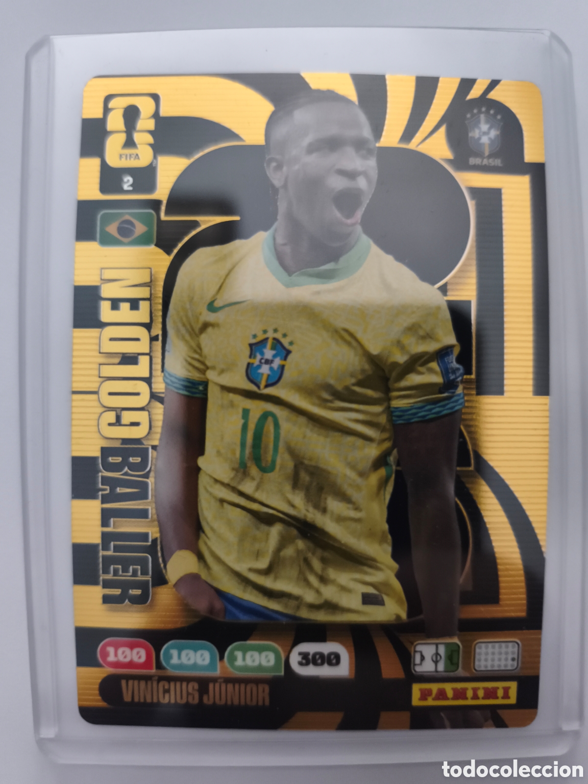 Cromos de F&uacute;tbol: FIFA WORLD CUP 2026 2 GOLDEN BALLER VINICIUS JUNIOR