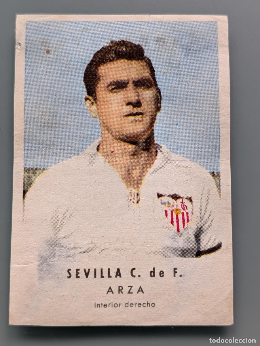 Cromos de F&uacute;tbol: MUY DIFICIL CROMO VERY RARE CARD ARZA SEVILLA CF CHOCOLATES GRANELL LIGA 1956/57 FOOTBALL FUTBOL