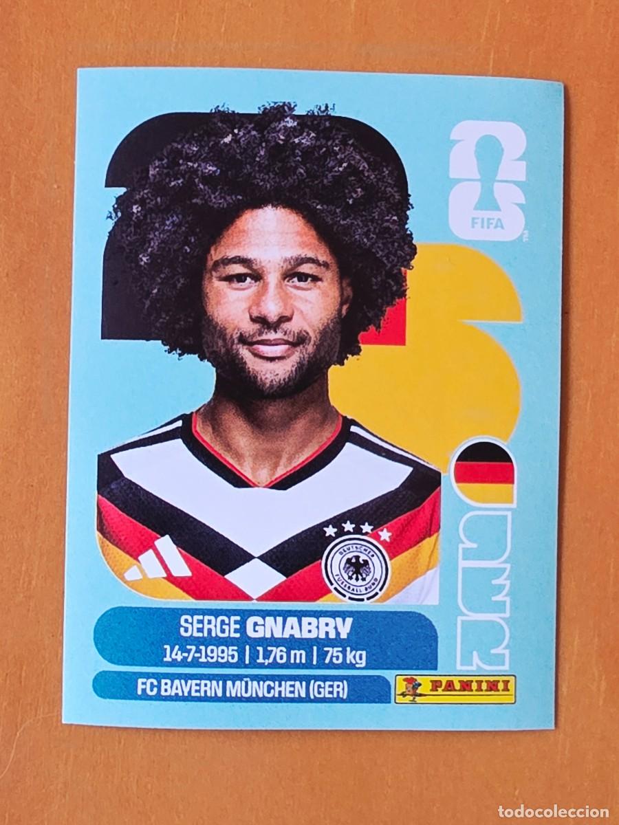 Cromos de F&uacute;tbol: GER 16 Serge Gnabry, Alemania, Panini FIFA World Cup Mundial 2026 Sticker