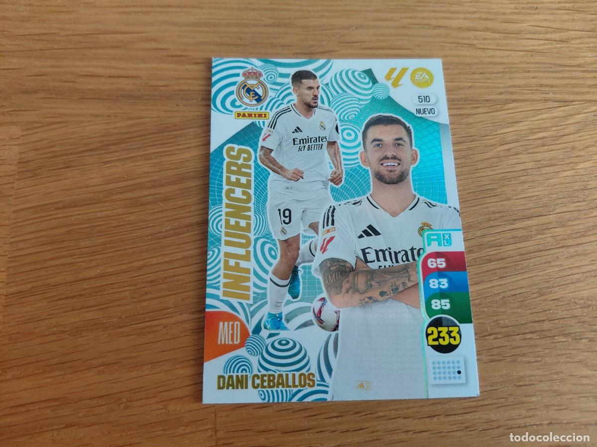 Cromos de F&uacute;tbol: Ceballos -- Real Madrid -- 24/25 -- Influencers -- Adrenalyn -- Panini