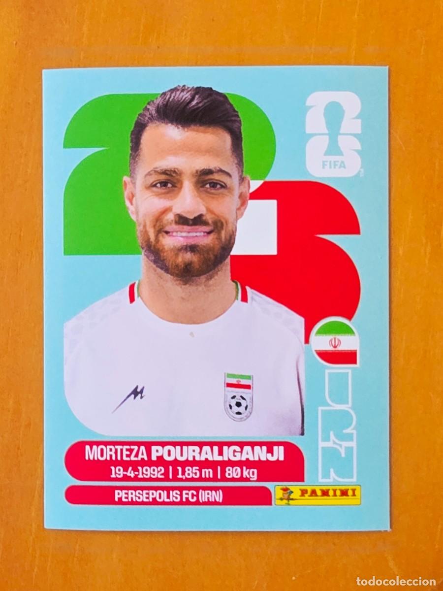 Cromos de F&uacute;tbol: IRN 3 Morteza Pouraliganji, Rep&uacute;blica Isl&aacute;mica de Ir&aacute;n, Panini FIFA World Cup Mundial 2026 Sticker