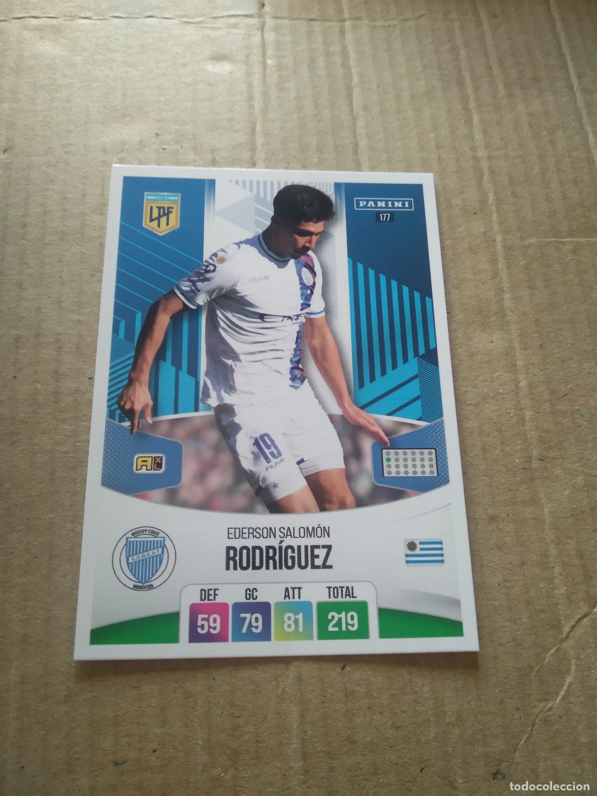 Fu&szlig;ball-Sticker: 177 EDERSON SALOMON RODRIGUEZ GODOY CRUZ CROMO FUTBOL ARGENTINO PANINI LIGA ARGENTINA 2024 ADRENALYN