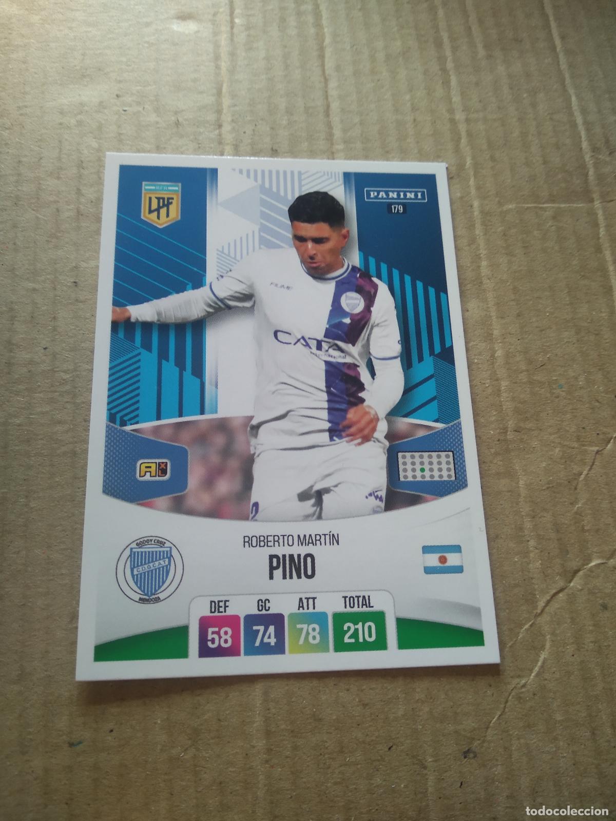 Fu&szlig;ball-Sticker: 179 ROBERTO MARTIN PINO GODOY CRUZ CROMO FUTBOL ARGENTINO PANINI LIGA ARGENTINA 2024 ADRENALYN