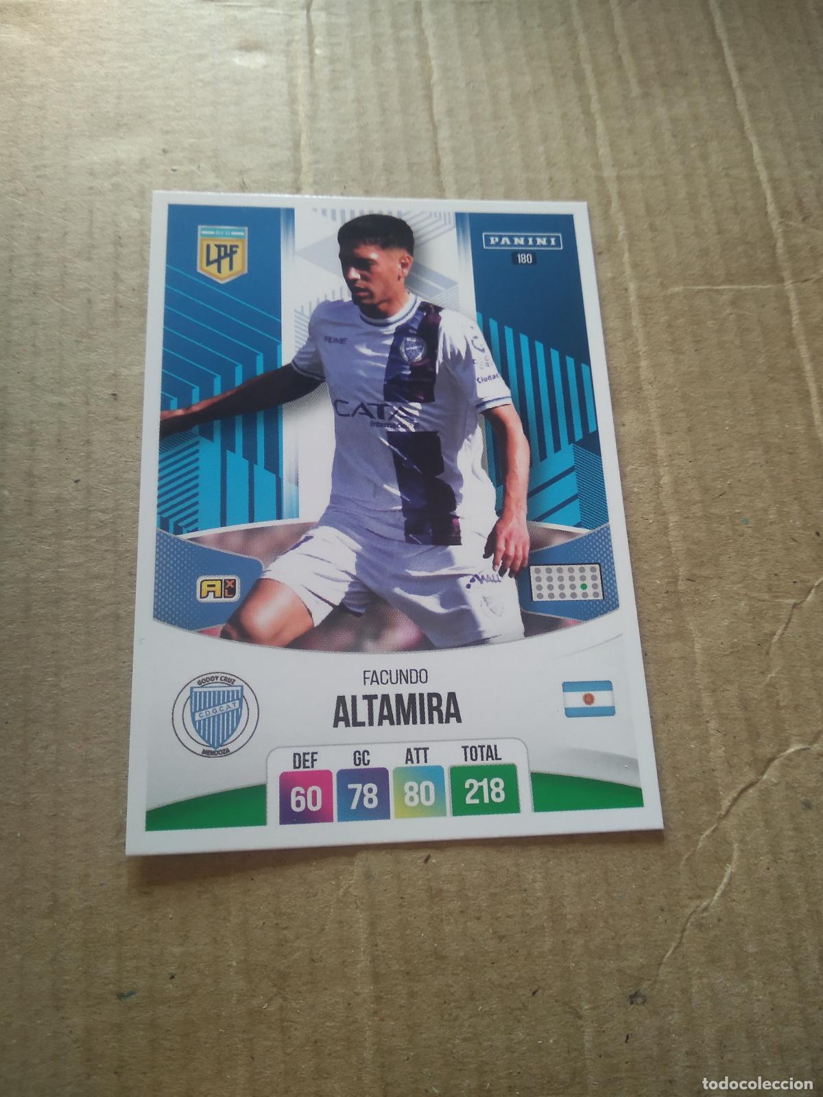 Football Stickers: 180 FACUNDO ALTAMIRA GODOY CRUZ CROMO FUTBOL ARGENTINO PANINI LIGA ARGENTINA 2024 ADRENALYN