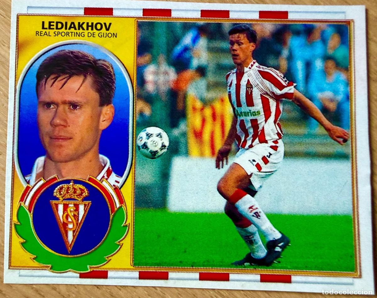 Football Stickers: LEDIAKHOV SPORTING GIJON 96 97 1996 1997 LIGA EDICIONES ESTE RECORTADO STICKER
