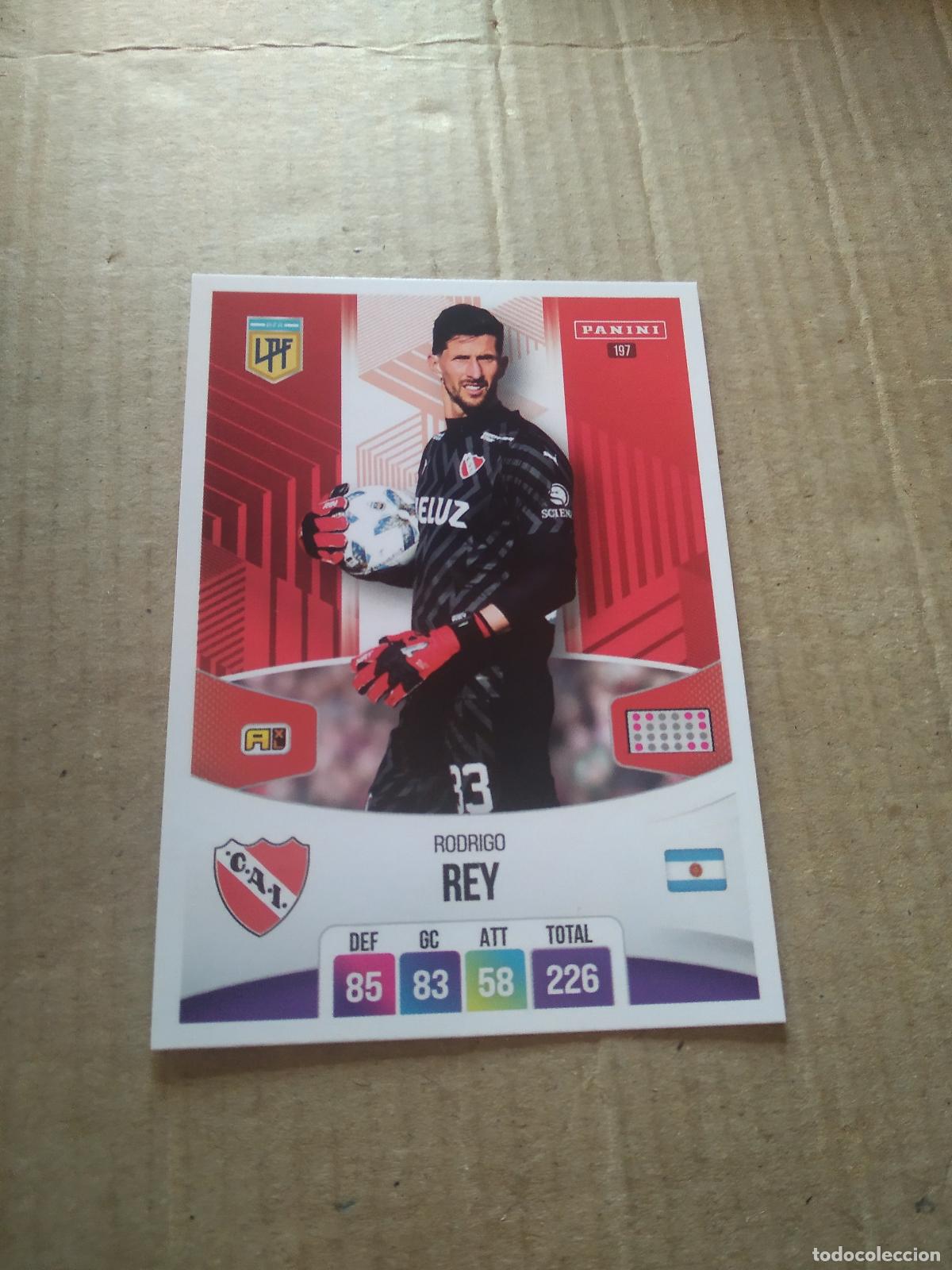 Cromos de F&uacute;tbol: 197 RODRIGO REY INDEPENDIENTE CROMO FUTBOL ARGENTINO PANINI LIGA ARGENTINA 2024 ADRENALYN