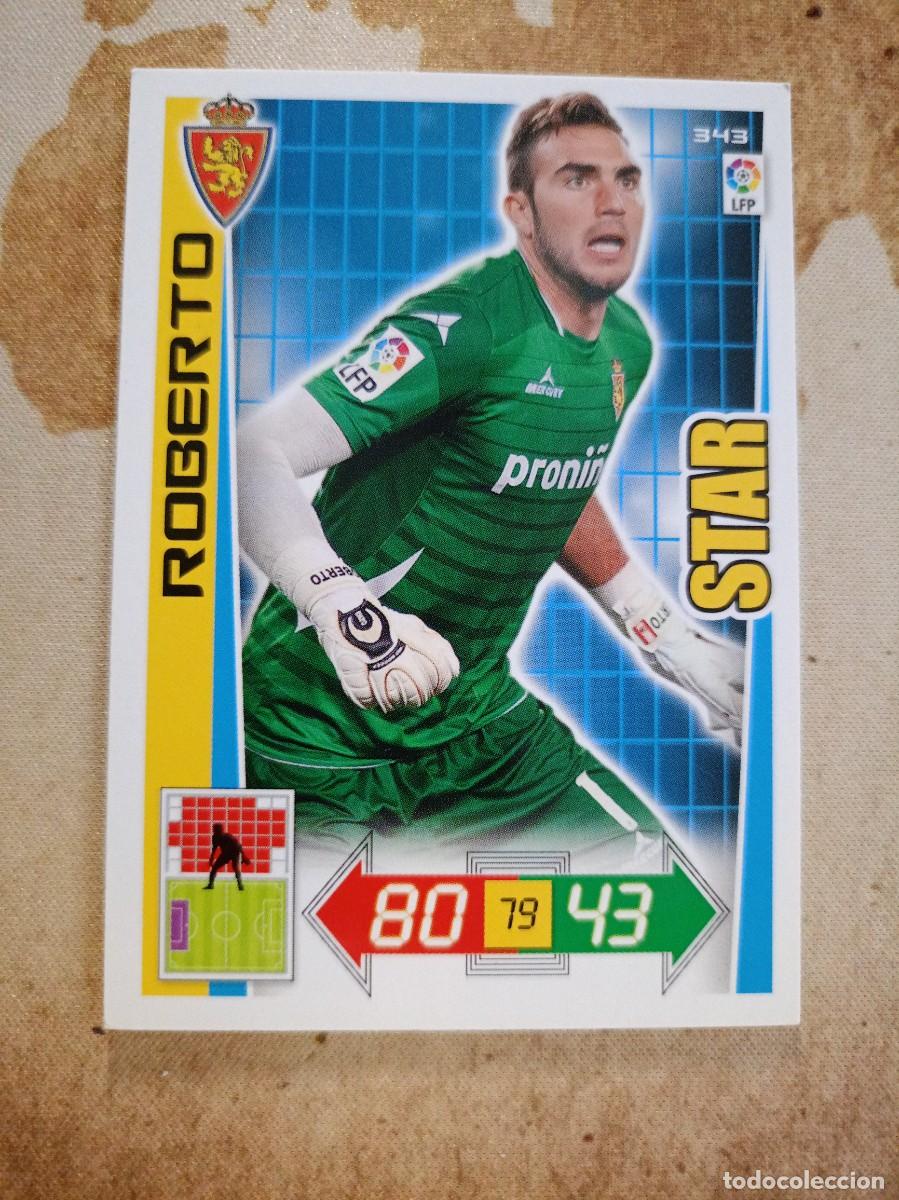 Cromos de F&uacute;tbol: # Zaragoza 343 ROBERTO Adrenalyn 2012-13
