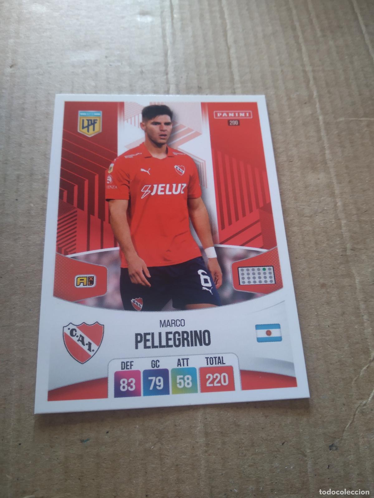 Cromos de F&uacute;tbol: 200 MARCO PELLEGRINO INDEPENDIENTE CROMO FUTBOL ARGENTINO PANINI LIGA ARGENTINA 2024 ADRENALYN