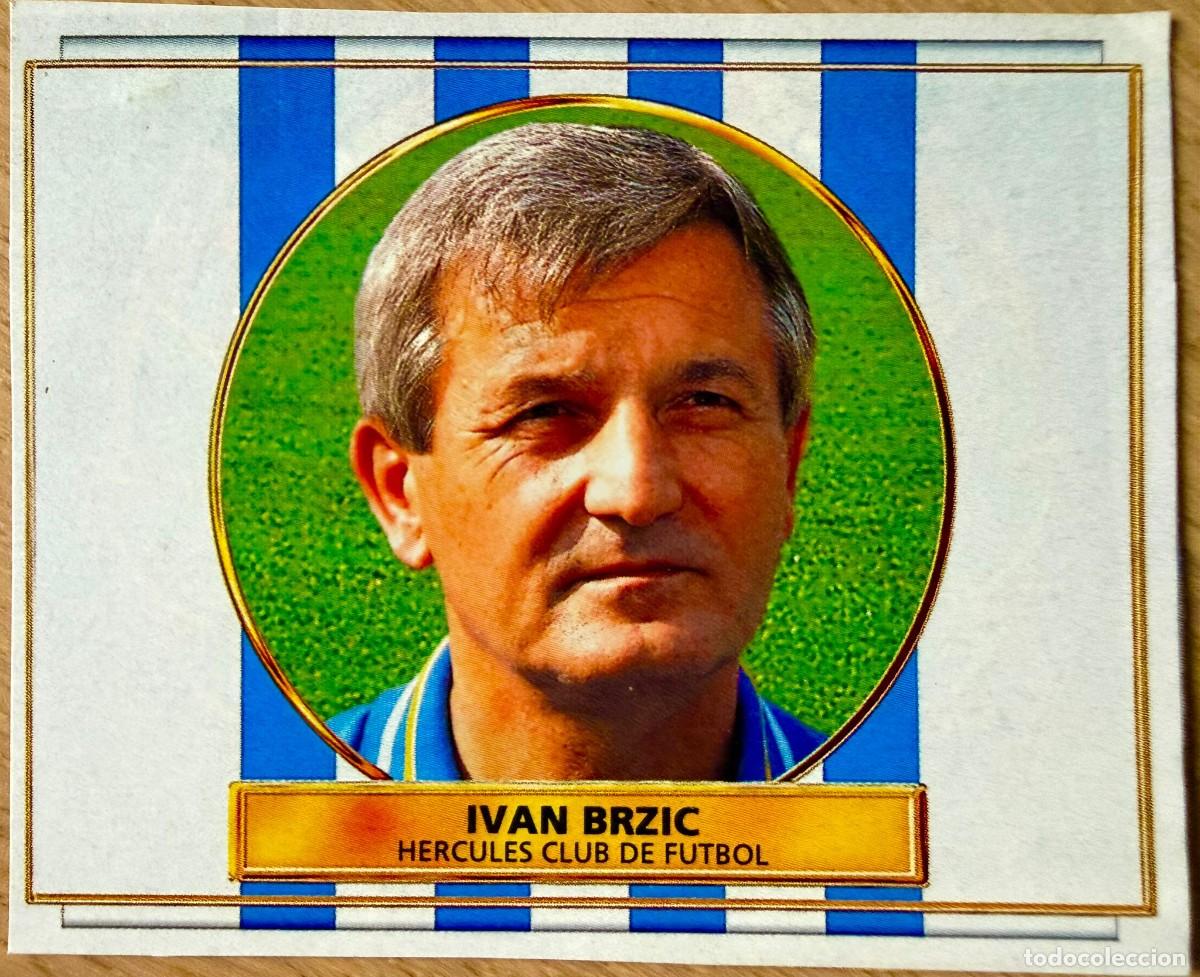 Cromos de F&uacute;tbol: IVAN BRZIC ENTRENADOR HERCULES 96 97 1996 1997 LIGA EDICIONES ESTE RECORTADO STICKER