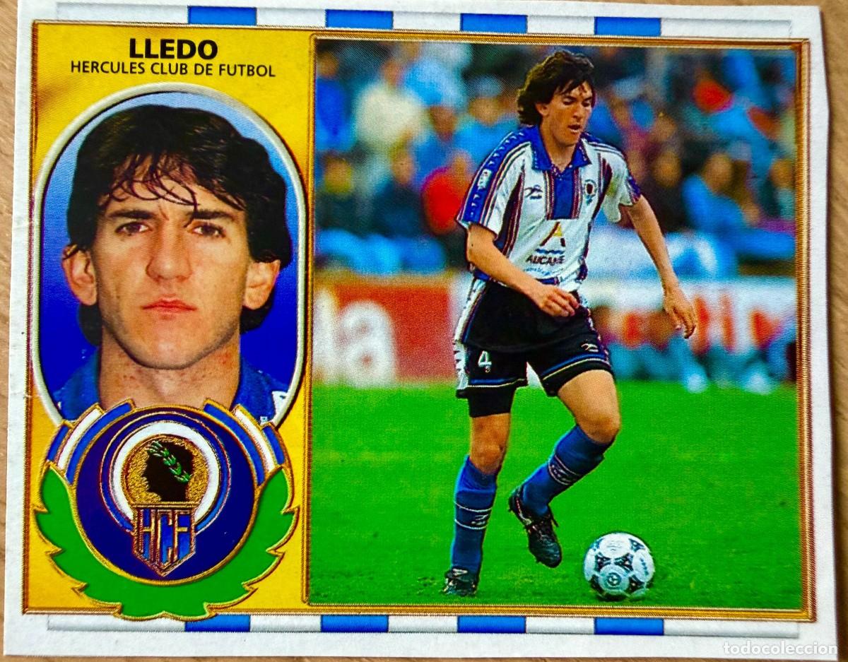 Cromos de F&uacute;tbol: LLEDO HERCULES 96 97 1996 1997 LIGA EDICIONES ESTE RECORTADO STICKER