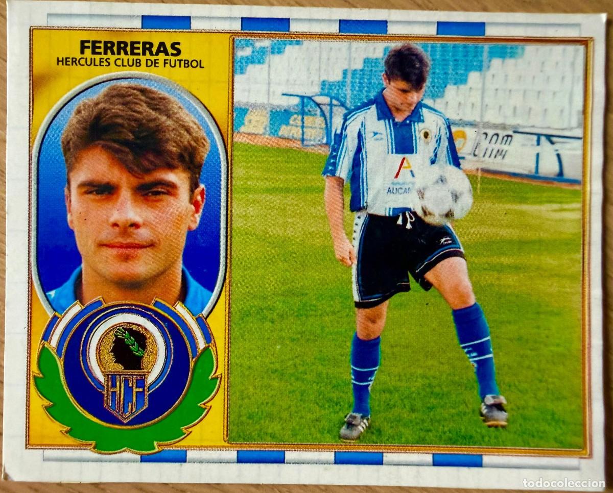 Cromos de F&uacute;tbol: FERRERAS HERCULES 96 97 1996 1997 LIGA EDICIONES ESTE RECORTADO STICKER