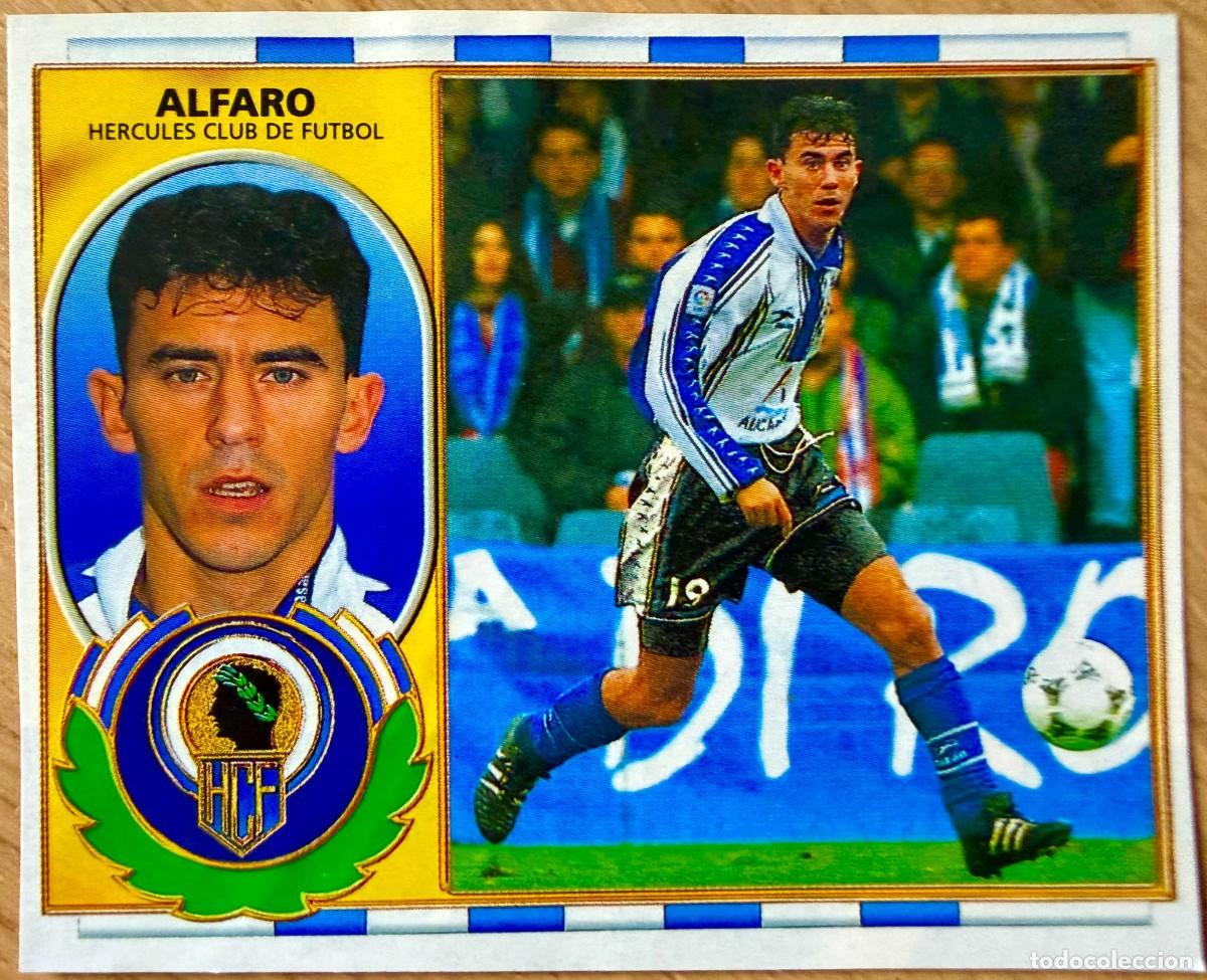 Cromos de F&uacute;tbol: ALFARO HERCULES 96 97 1996 1997 LIGA EDICIONES ESTE RECORTADO STICKER