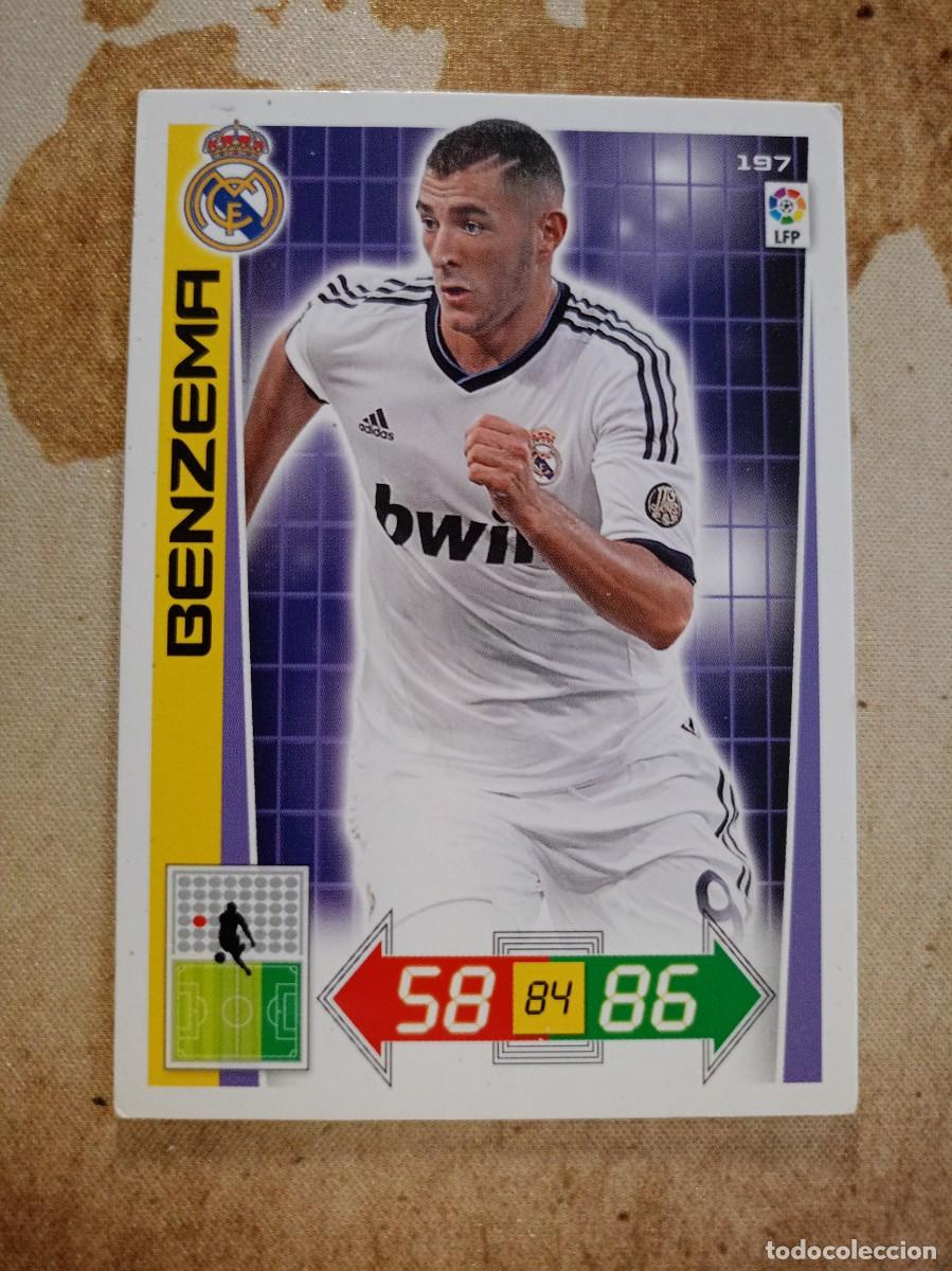 Cromos de F&uacute;tbol: # Real Madrid 197 BENZEMA Adrenalyn 2012-13