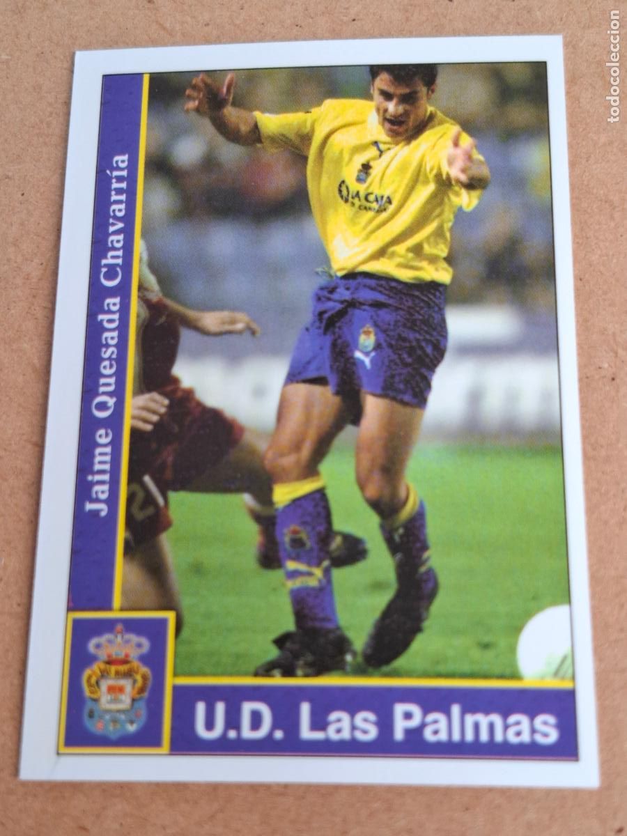 Cromos de F&uacute;tbol: MUNDICROMO 2001 2002 01 02 - 534 JAIME QUESADA - UD. LAS PALMAS