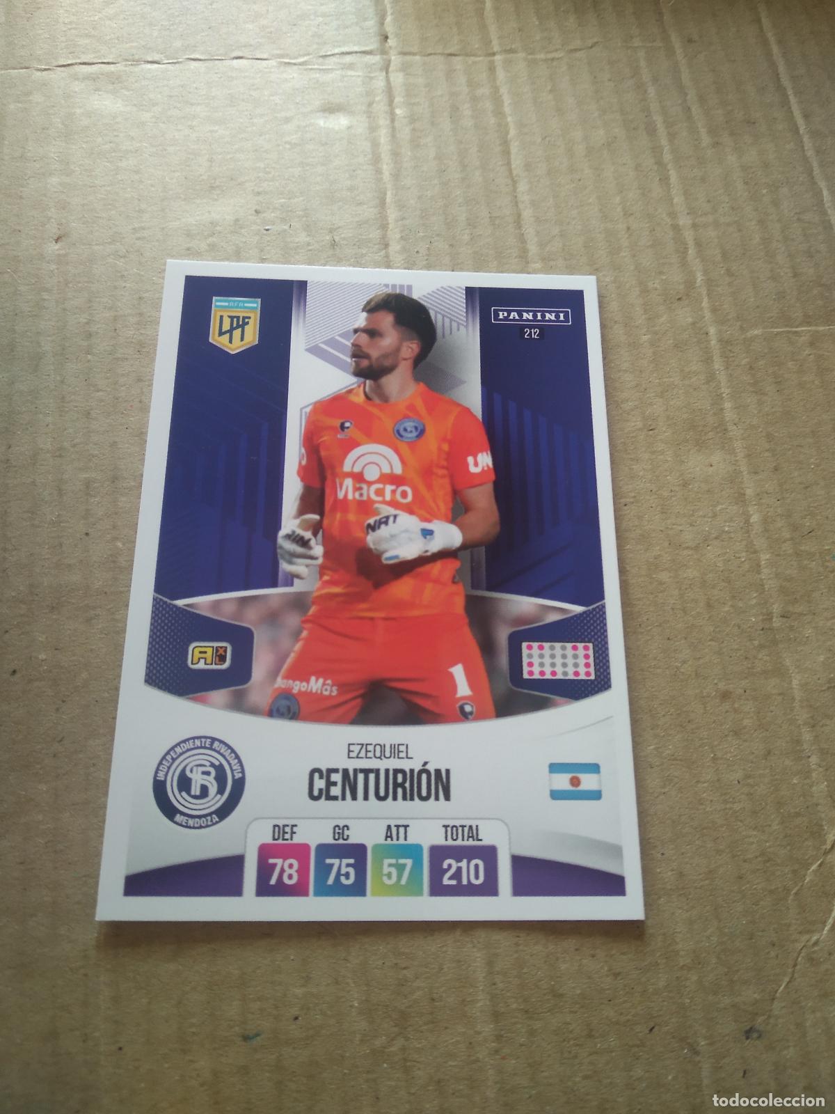 Cromos de F&uacute;tbol: 212 CENTURION INDEPENDIENTE RIVADAVIA CROMO FUTBOL ARGENTINO PANINI LIGA ARGENTINA 2024 ADRENALYN