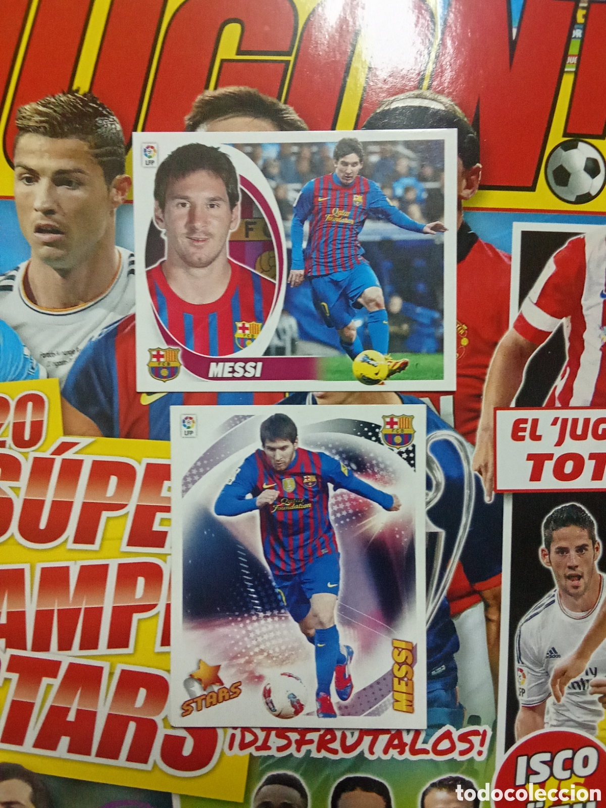 Cromos de F&uacute;tbol: LOTE MESSI BARCELONA LIGA ESTE 12 13 SIN PEGAR