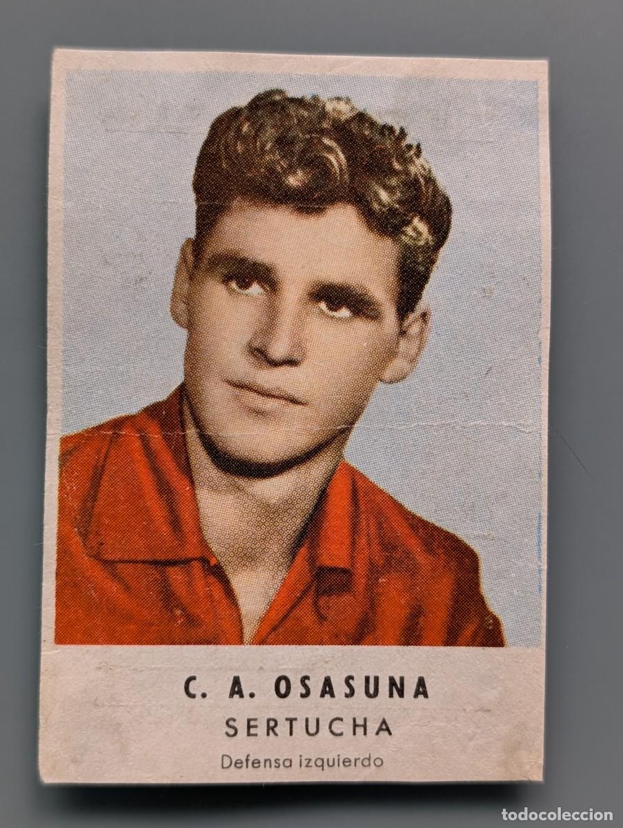 Cromos de F&uacute;tbol: MUY RARO CROMO RARE CARD SERTUCHA CA OSASUNA CHOCOLATES GRANELL LIGA 1956/57 FUTBOL PAMPLONA NAVARRA