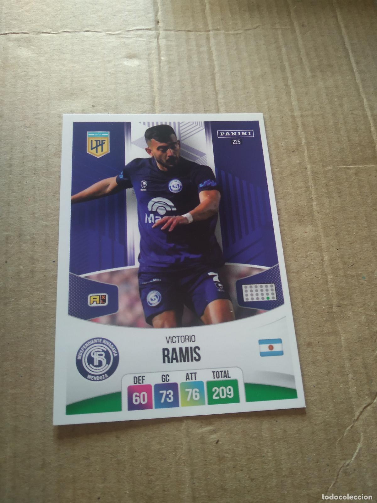 Cromos de F&uacute;tbol: 225 RAMIS INDEPENDIENTE RIVADAVIA CROMO FUTBOL ARGENTINO PANINI LIGA ARGENTINA 2024 ADRENALYN
