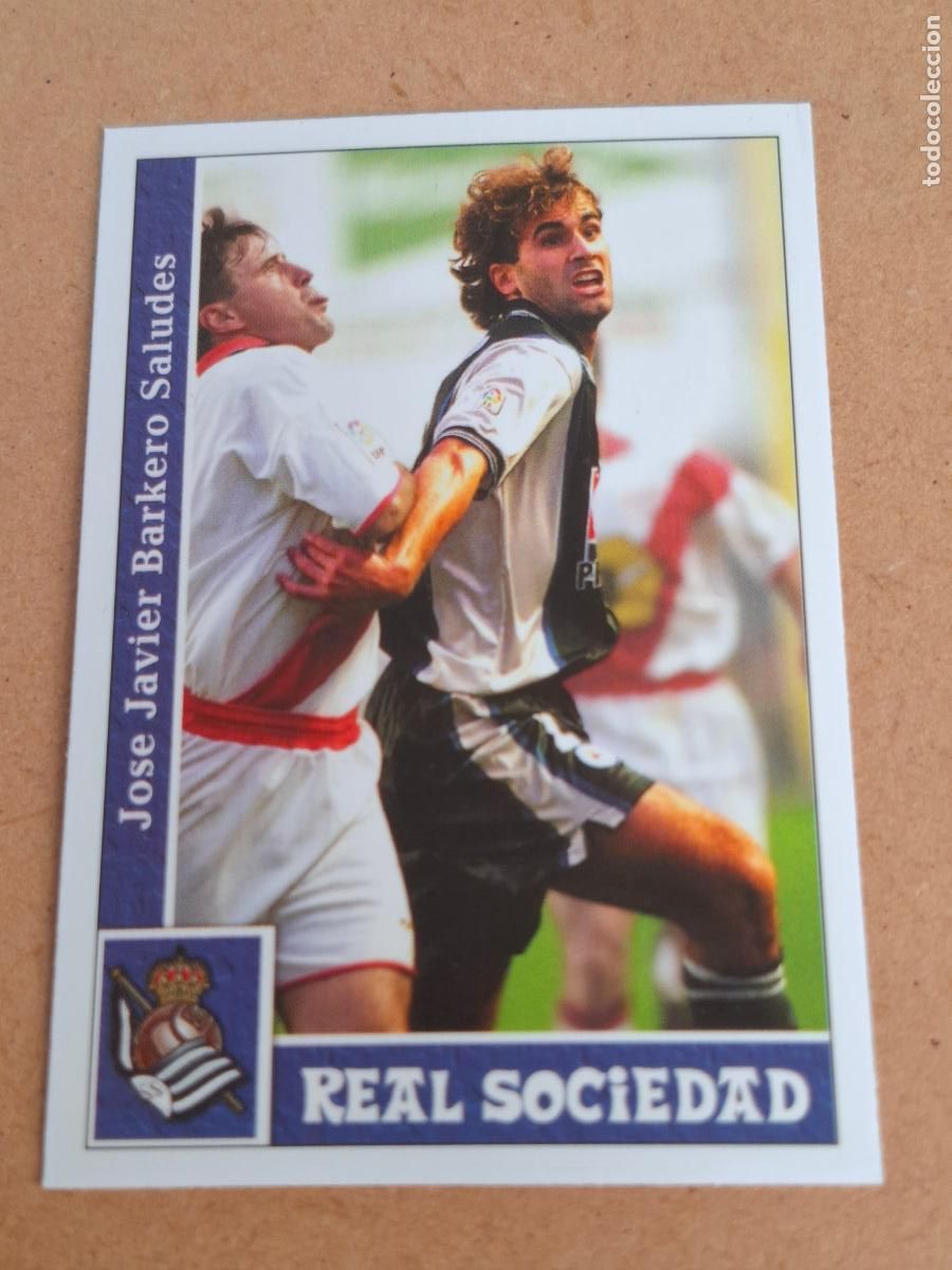Cromos de F&uacute;tbol: MUNDICROMO 2001 2002 01 02 - 541 BARKERO - REAL SOCIEDAD