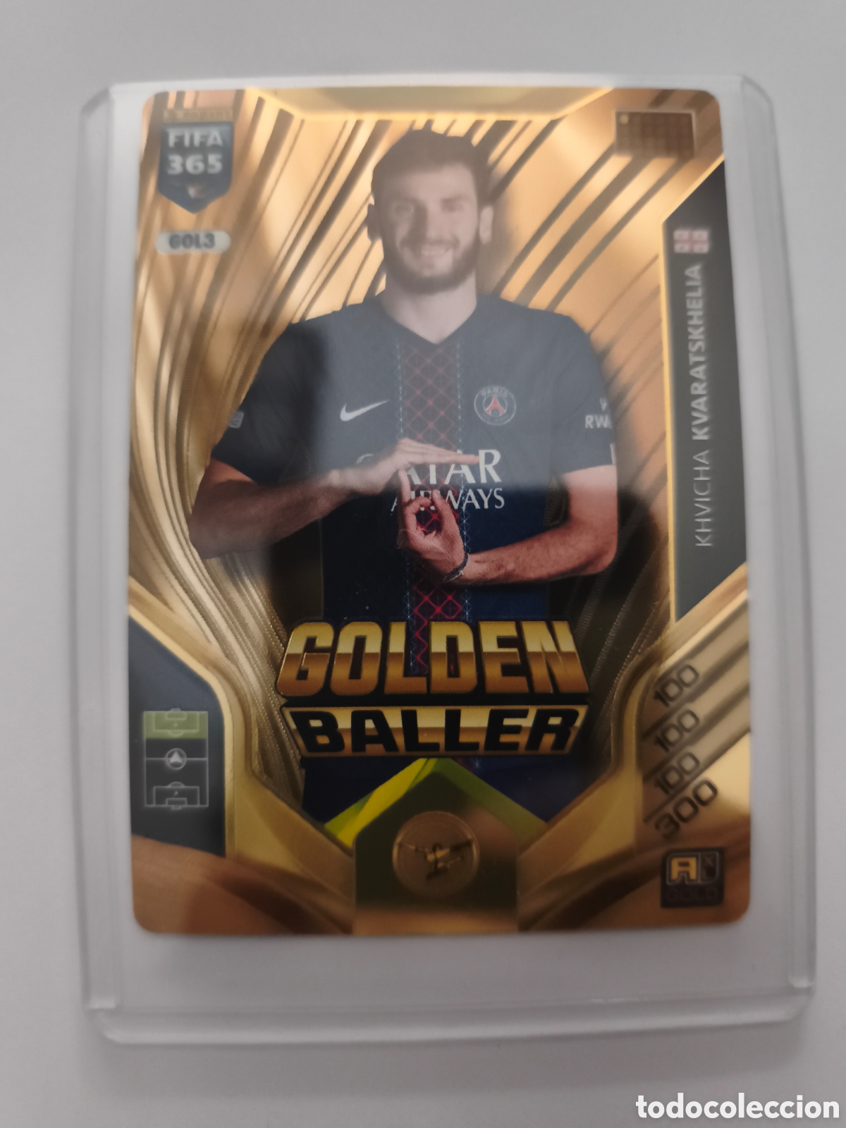 Cromos de F&uacute;tbol: FIFA 365 2026 GOLDEN BALLER KVARATSKHELIA