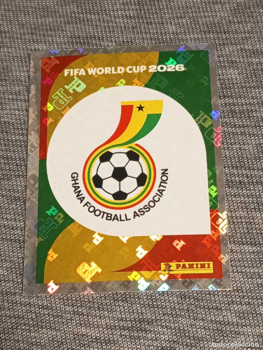Cromos de F&uacute;tbol: ESCUDO GHANA GHA 1 STICKER MUNDIAL 2026 PANINI FIFA WORLD CUP NUEVO