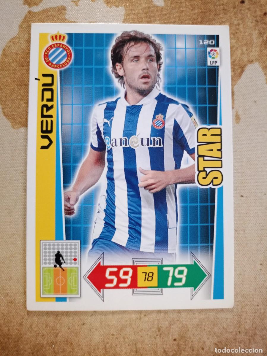 Cromos de F&uacute;tbol: # Espanyol 120 VERD&Uacute; Adrenalyn 2012-13