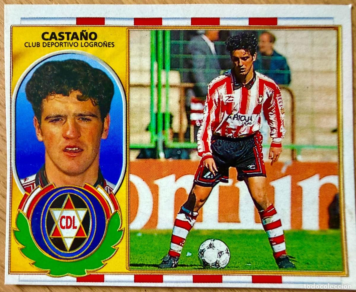 Figurine di Calcio: CASTA&Ntilde;O LOGRO&Ntilde;ES 96 97 1996 1997 LIGA EDICIONES ESTE RECORTADO STICKER