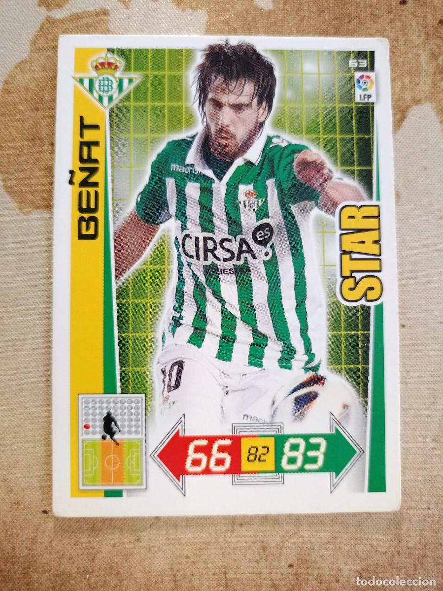 Figurine di Calcio: # Betis 63 BE&Ntilde;AT Adrenalyn 2012-13